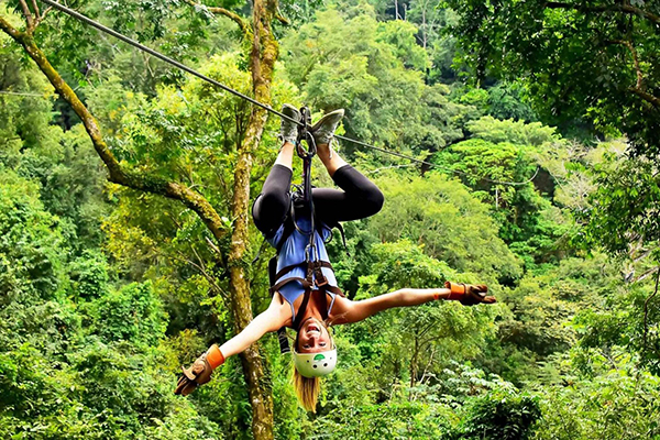 Zip-lining Jaco